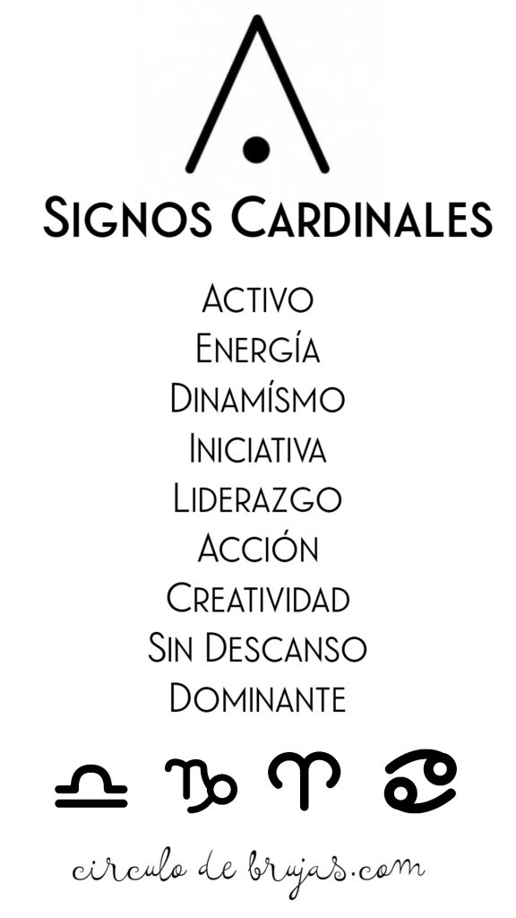 Scardinales | Signos Cardinales | Astrología