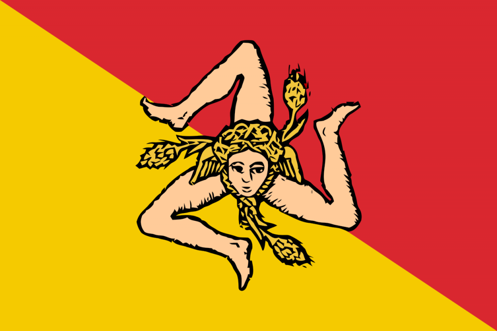 1280px Flag Of Sicily Svg | Trisquel | Símbolos