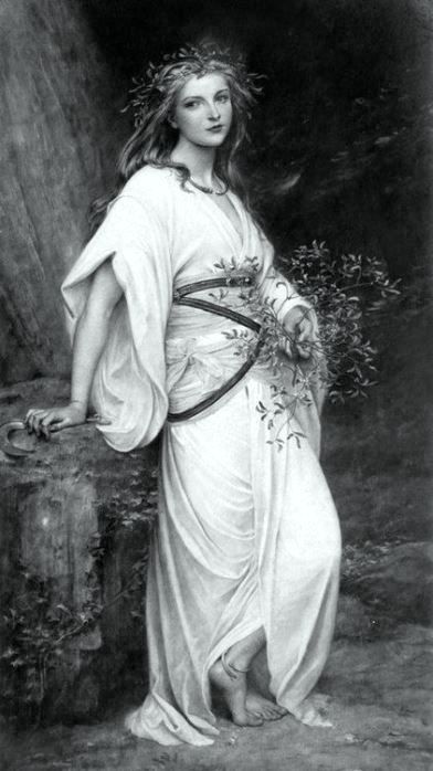 Druidesa Aradia Estrega Muerdago | La Ceremonia Del Corte Del Muérdago | Druidería