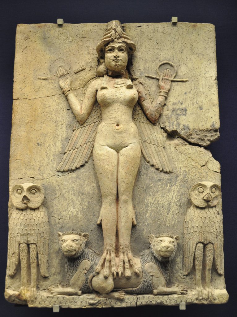 Lilith Burney Relief Babylon | Las Diosas Búho | Animales De Poder