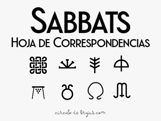 Sabbats Correspondencias Para La Rueda Del Ano