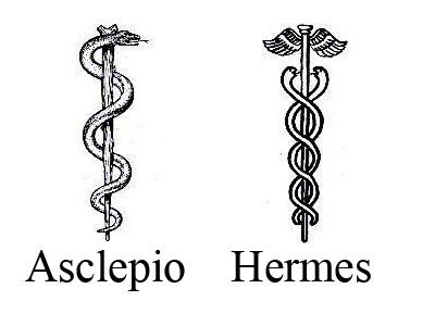 Asclepio Esculapio Hermes Mercurio | Bastón De Esculapio | Símbolos