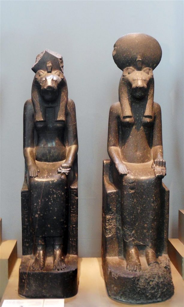 Estatuas Que Representan A La Diosa Sekhmet Sedente Procedentes De Karnak | Mitología