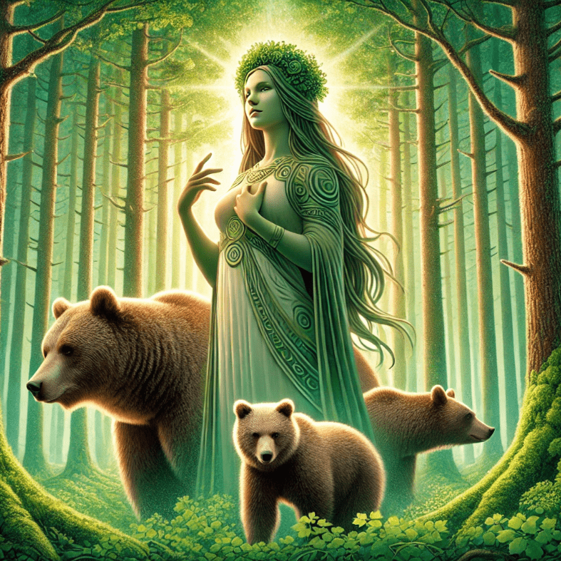 Diosa Mielikki | Dioses Y Diosas Oso | Animales De Poder